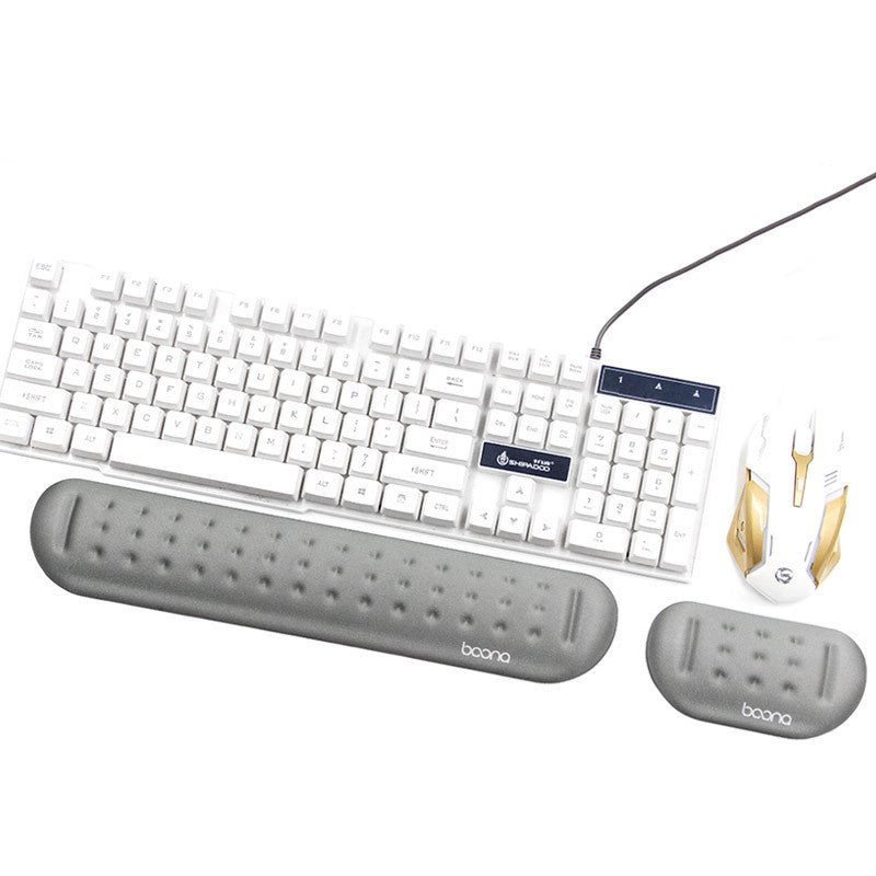 Handledsstöd i Memory Foam – Ergonomisk Skrivbordsdyna