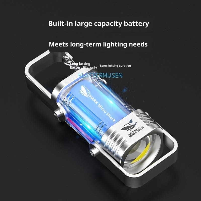 PowerFlash™ – Mini ficklampa med powerbank & USB-C (1200 LM)