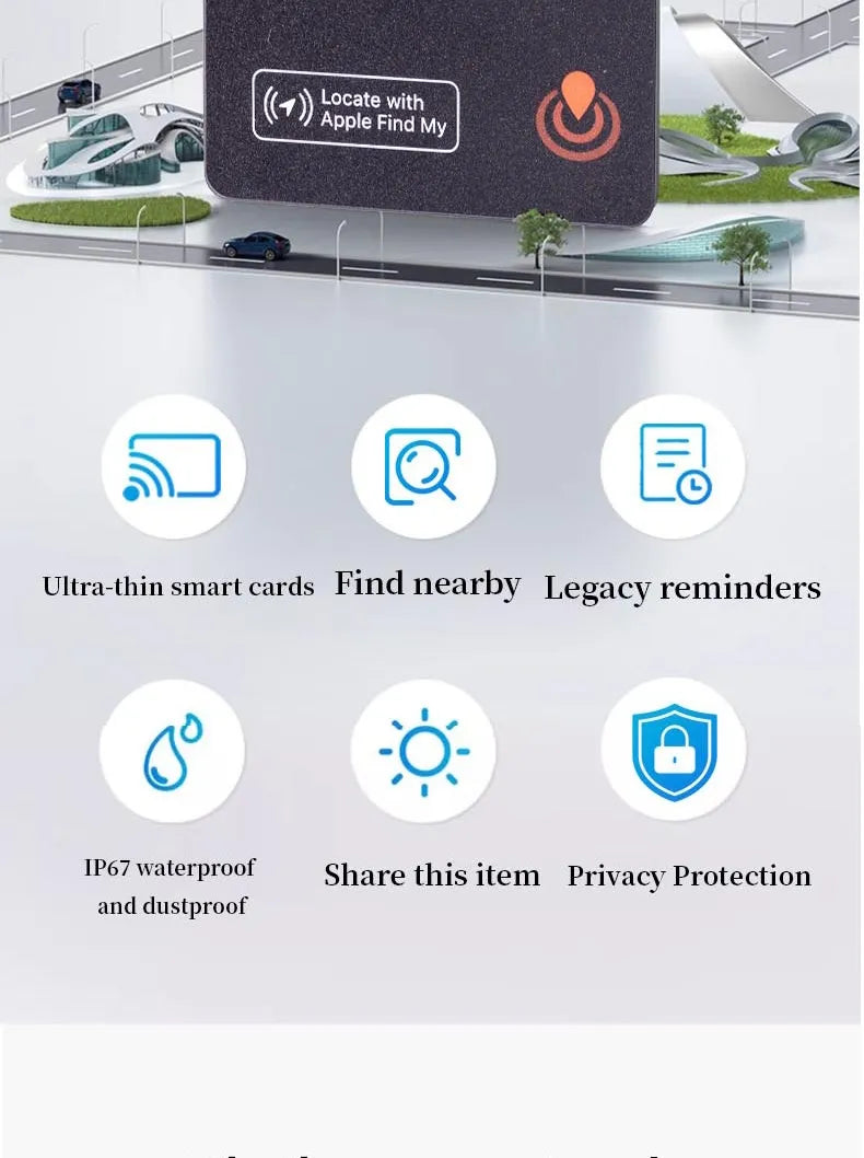 SafeCard™ – Tunnare än ett kreditkort – men starkare än en AirTag