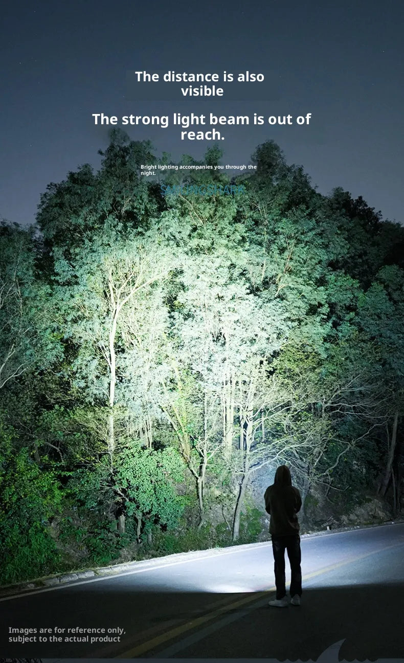 PowerFlash™ – Mini ficklampa med powerbank & USB-C (1200 LM)