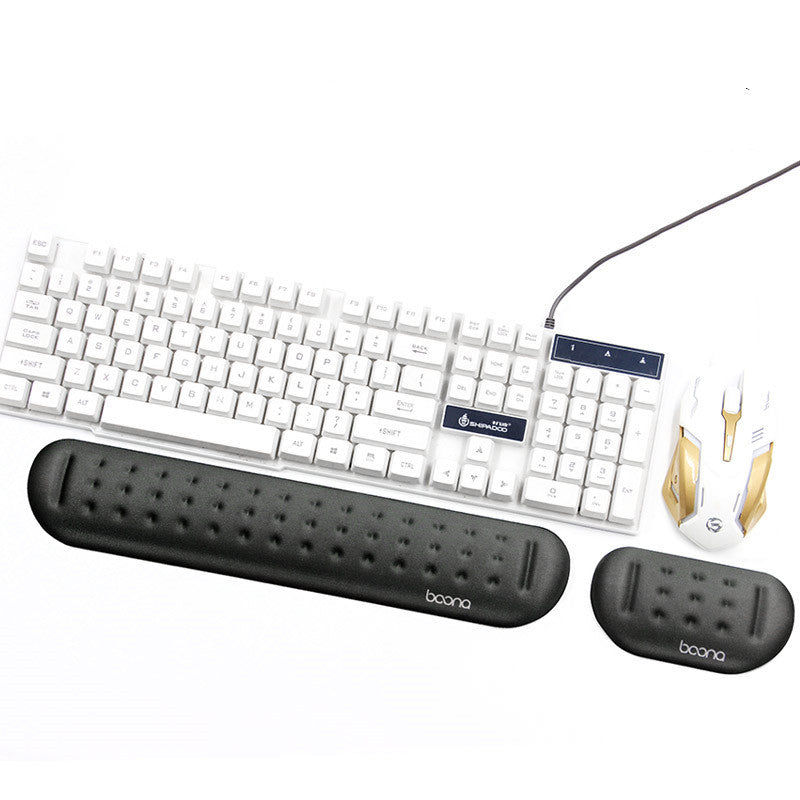 Handledsstöd i Memory Foam – Ergonomisk Skrivbordsdyna