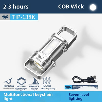 PowerFlash™ – Mini ficklampa med powerbank & USB-C (1200 LM)