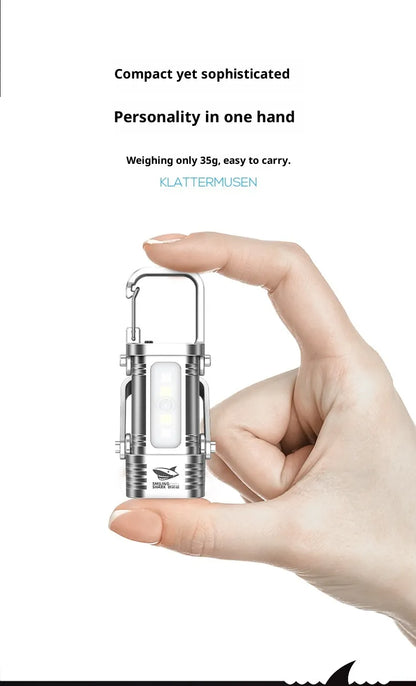 PowerFlash™ – Mini ficklampa med powerbank & USB-C (1200 LM)