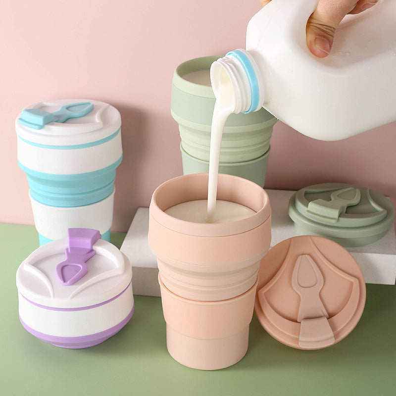 Miljövänlig hopfällbar to-go mugg – kompakt och praktisk