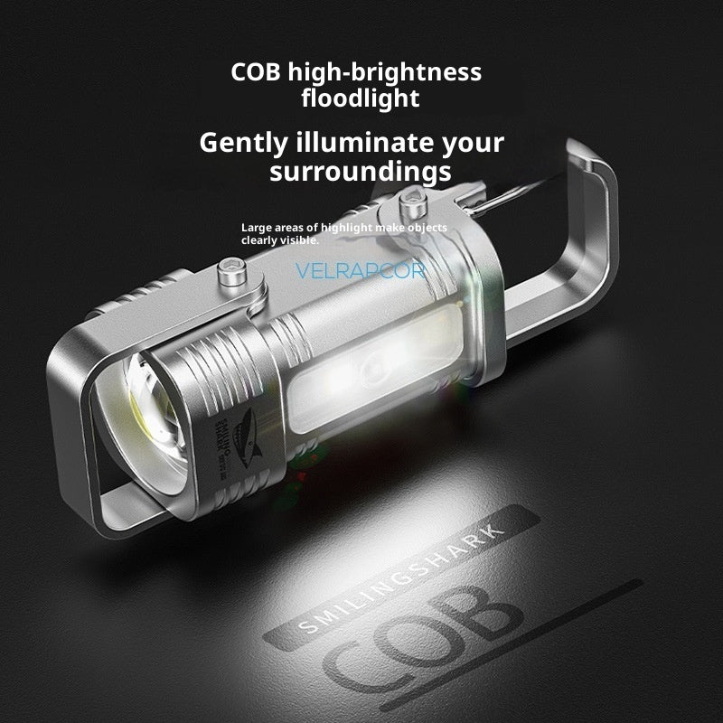 PowerFlash™ – Mini ficklampa med powerbank & USB-C (1200 LM)