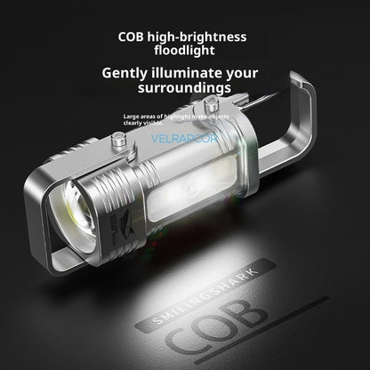 PowerFlash™ – Mini ficklampa med powerbank & USB-C (1200 LM)