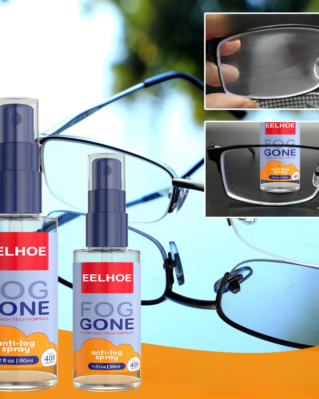 Anti-Imma Spray™ – För glasögon, bil & sport