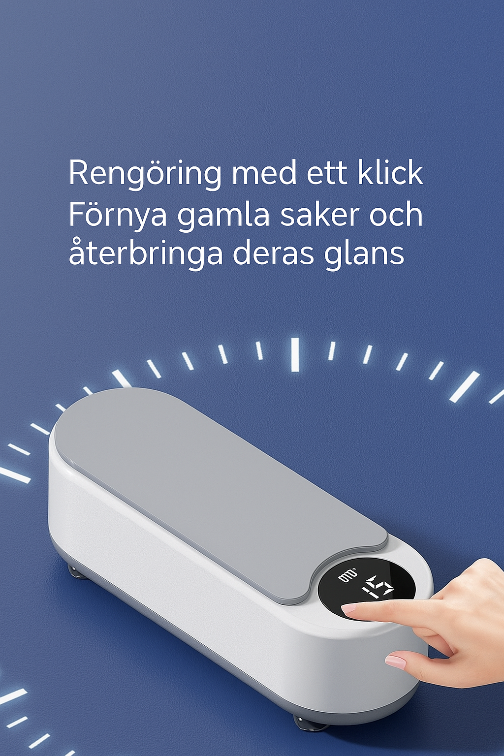 Ultraljudsbad – För Smycken, Glasögon, Klockor, Sminkborstar och Mer