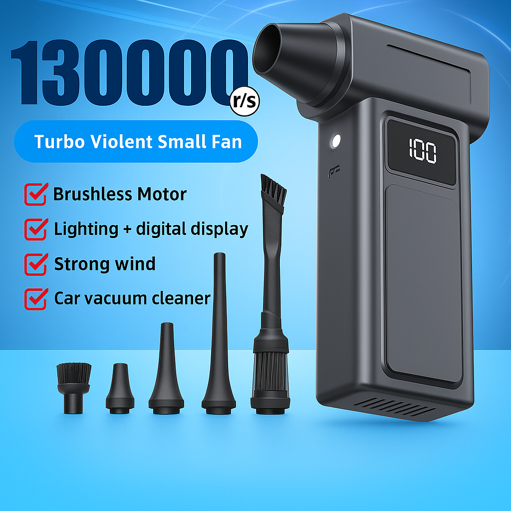 TurboClean Pro™ – Digital AirBlower 130000 RPM