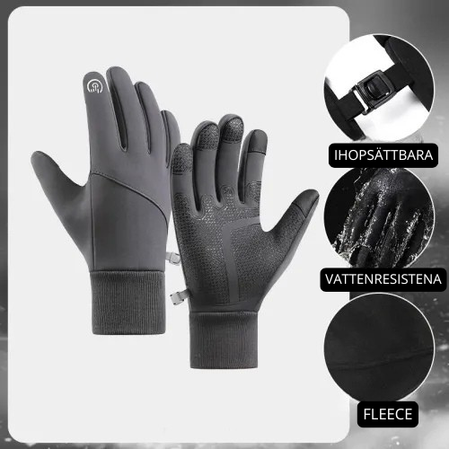 ThermoTouch™ – Vattentäta Touch-handskar med Antislip & Värmefoder