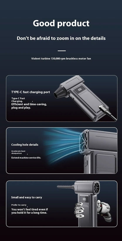 TurboClean Pro™ – Digital AirBlower 130000 RPM